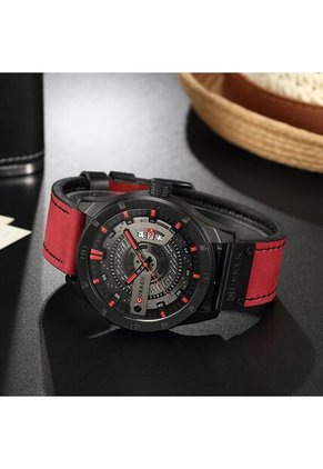 Reloj Curren 8301 Calendario - Rojo