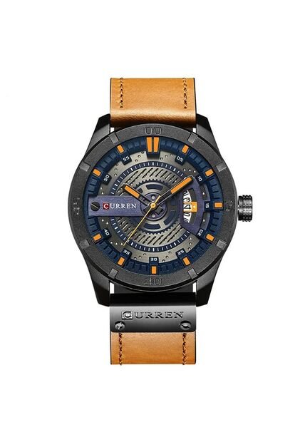 Reloj Curren 8301 Calendario - Marrón