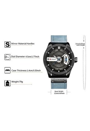 Reloj Curren 8301 Calendario - Azul