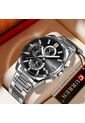 Reloj Curren 8475 Cronógrafo Fondo Negro - Plata de Curren