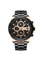 Reloj Curren 8337 Cronógrafo Tablero Negro - Negro de Curren