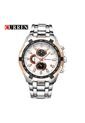 Reloj Para Hombre Curren 8023 8023Wtrg Plateado de Curren