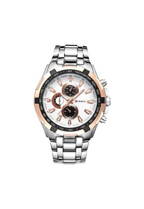 Reloj Para Hombre Curren 8023 8023Wtrg Plateado