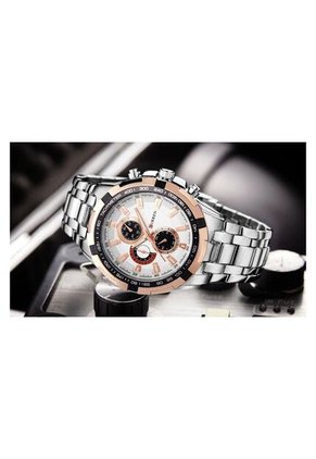 Reloj Para Hombre Curren 8023 8023Wtrg Plateado