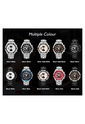 Reloj Para Hombre Curren 8023 8023Wtrg Plateado