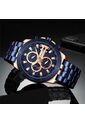 Reloj Curren 8337 Cronógrafo Tablero Azul - Azul de Curren