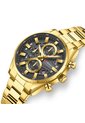 Reloj Curren 8495 Cronógrafo Tablero Negro - Dorado de Curren