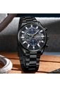 Reloj Curren 8495 Cronógrafo Tablero Negro - Negro de Curren