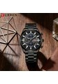 Reloj Curren 8495 Cronógrafo Tablero Negro - Negro de Curren