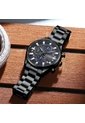 Reloj Curren 8495 Cronógrafo Tablero Negro - Negro de Curren