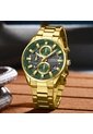 Reloj Curren 8495 Cronógrafo Tablero Verde - Dorado de Curren