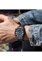 Reloj Curren 8495 Cronógrafo Tablero Negro - Negro de Curren