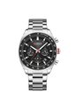 Reloj Curren 8497 Cronógrafo Tablero Negro - Plata de Curren