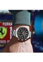 Reloj Curren 8497 Cronógrafo Tablero Negro - Plata de Curren