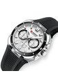 Reloj Curren 8502 Cronógrafo Tablero Blanco - Negro de Curren