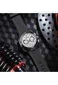 Reloj Curren 8502 Cronógrafo Tablero Blanco - Negro de Curren