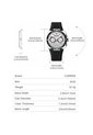 Reloj Curren 8502 Cronógrafo Tablero Blanco - Negro de Curren