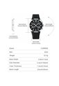 Reloj Curren 8502 Cronógrafo Tablero Negro - Negro de Curren