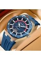 Reloj Curren 8491 Calendario Tablero Azul - Azul de Curren