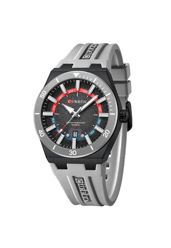 Reloj Curren 8491 Calendario Tablero Gris - Gris Curren