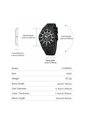 Reloj Curren 8491 Calendario Tablero Negro - Negro de Curren