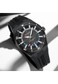 Reloj Curren 8491 Calendario Tablero Negro - Negro de Curren