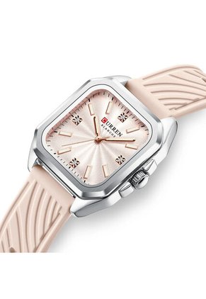 Reloj Curren 9113 Clasico Marco Plateado - Rosa