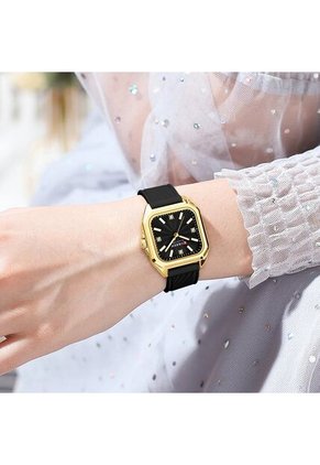 Reloj Curren 9113 Clasico Marco Dorado - Negro