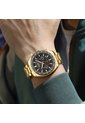 Reloj Curren 8497 Cronógrafo Tablero Negro - Dorado de Curren
