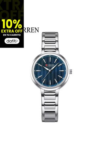 Reloj Curren Modelo KREE3802 Plateado Mujer Curren