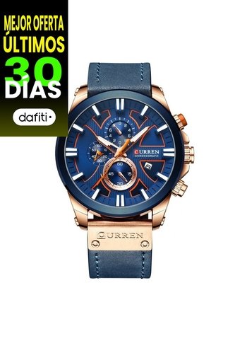 Reloj Para Hombre Curren 8346 8346Blrg Azul Curren