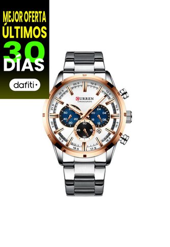Reloj Para Hombre Curren Krec762002 Plateado Curren