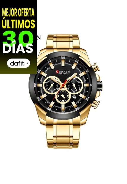 Reloj Para Hombre Curren Krec9418 Dorado