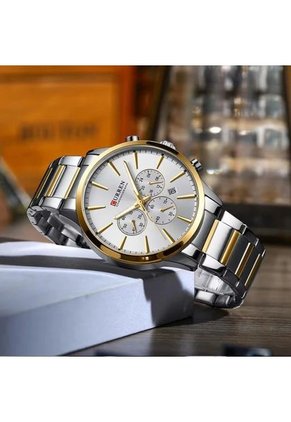 Reloj Curren Modelo KREd7303 Plateado Hombre