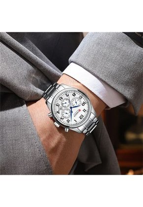 Reloj Curren Modelo KREe2001 Plateado Hombre
