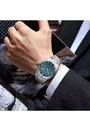 Reloj Curren 8439 Clasico Tablero Verde - Plateado