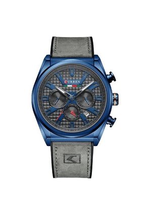 Reloj Curren 8392 Cronógrafo Tablero Negro - Gris