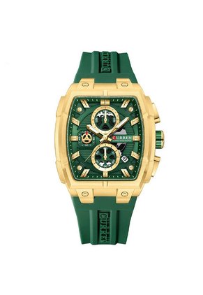 Reloj Curren 8488 Cronógrafo Marco Dorado - Verde