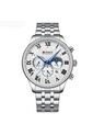 Reloj Curren 8427 Cronógrafo Tablero Blanco - Plata de Curren