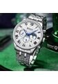 Reloj Curren 8427 Cronógrafo Tablero Blanco - Plata de Curren