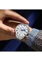Reloj Curren 8427 Cronógrafo Tablero Blanco - Plata de Curren