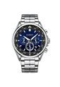 Reloj Curren 8399 Cronógrafo Tablero Azul - Plata de Curren