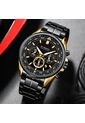 Reloj Curren 8399 Cronógrafo Caja Dorado - Negro de Curren