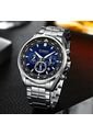 Reloj Curren 8399 Cronógrafo Tablero Azul - Plata de Curren