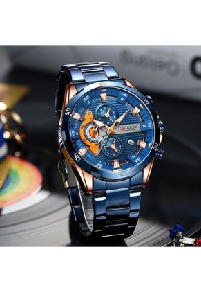 Reloj Curren 8402 Cronógrafo - Azul
