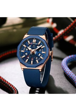Reloj Curren 8437 Marco Bronce - Azul