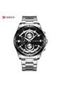 Reloj Para Hombre Curren Krec801901 Plateado de Curren