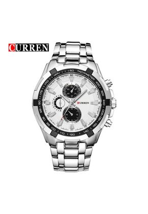 Reloj Para Hombre Curren 8023 8023Wt Plateado