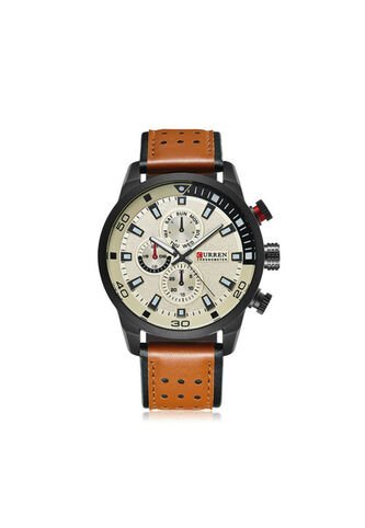 Reloj Para Hombre Curren Kreb110111 Marr\u00f3n Curren