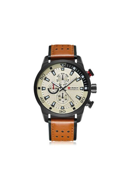 Reloj Para Hombre Curren Kreb110111 Marr\u00f3n
